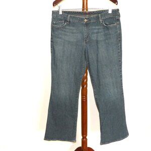 Eddie Bauer Distressed Stretch Bootcut Denim Jeans